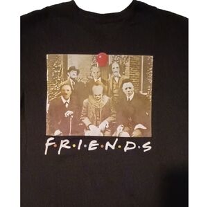 FRIENDS Serial Killer Movie Stars Tee Shirt - Size Medium